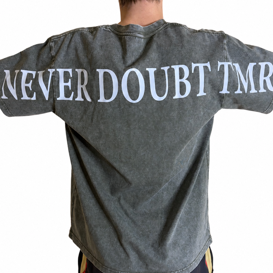 Washed Green NEVERDBTTMR Oversized Tee