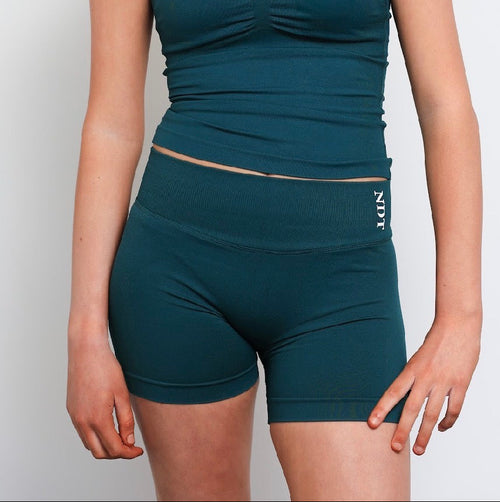 Emerald Scrunch Shorts
