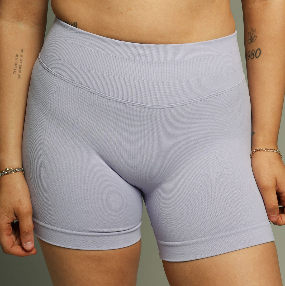 Lavender Scrunch Shorts