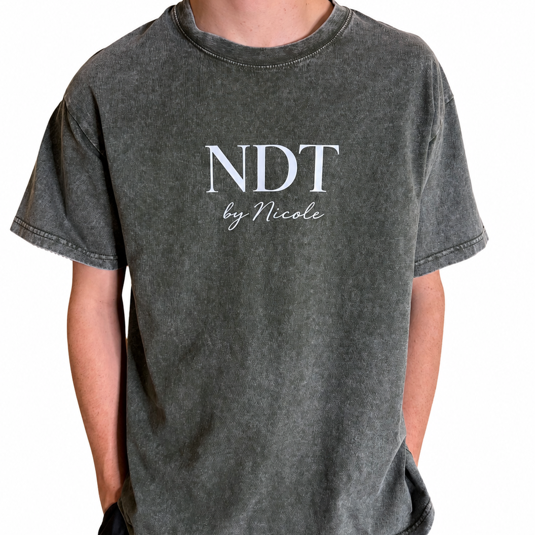 Washed Green NEVERDBTTMR Oversized Tee